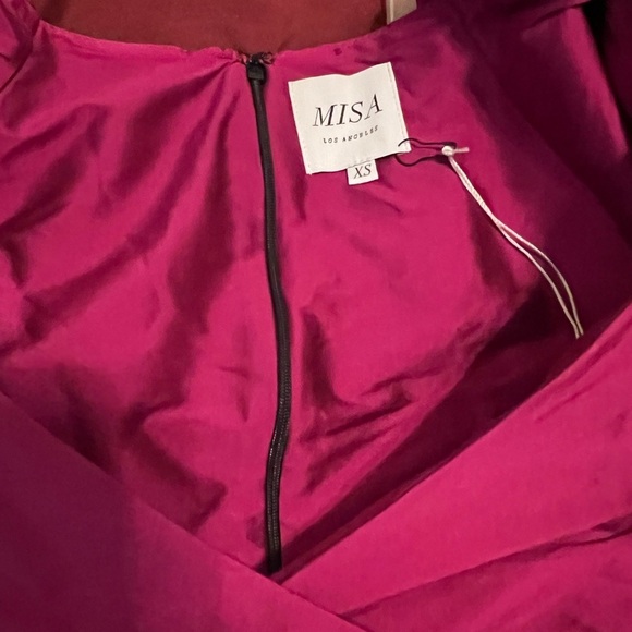 MISA LOS ANGELES Sybil Dress In Wine/Magenta size XS NWT - Picture 13 of 16